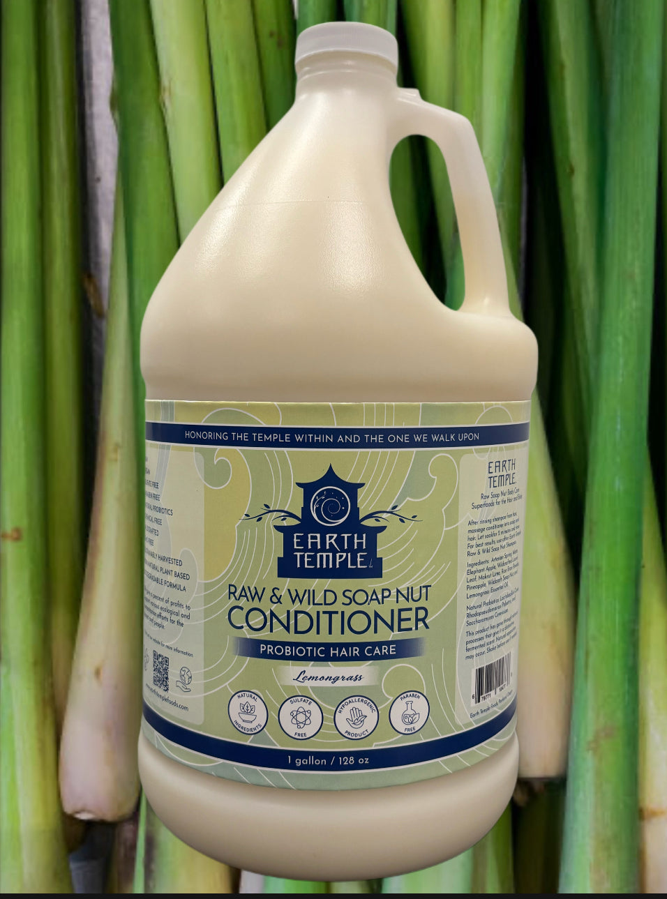 Raw and Wild Soap Nut Conditioner - Lemongrass (scented with organic essential oil)