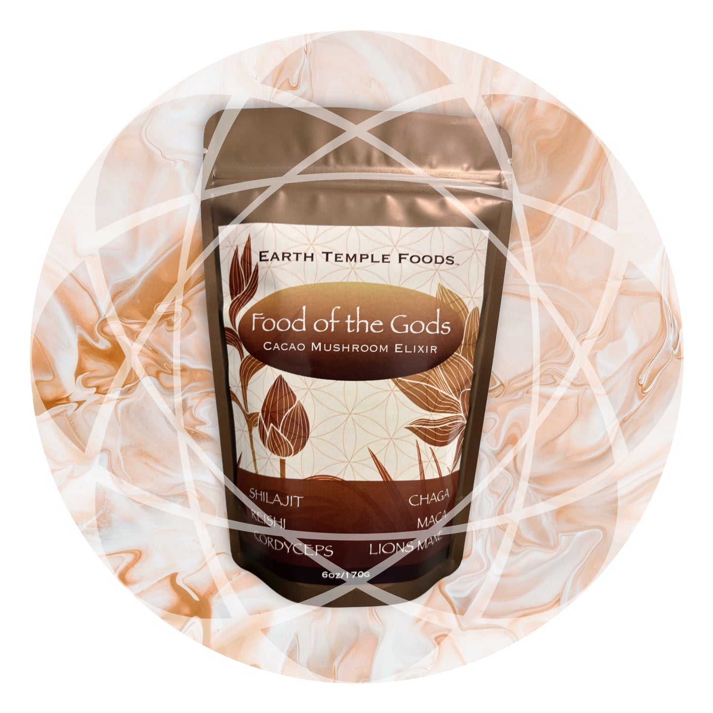 Food of the Gods Cacao Mushroom Elixir 6oz