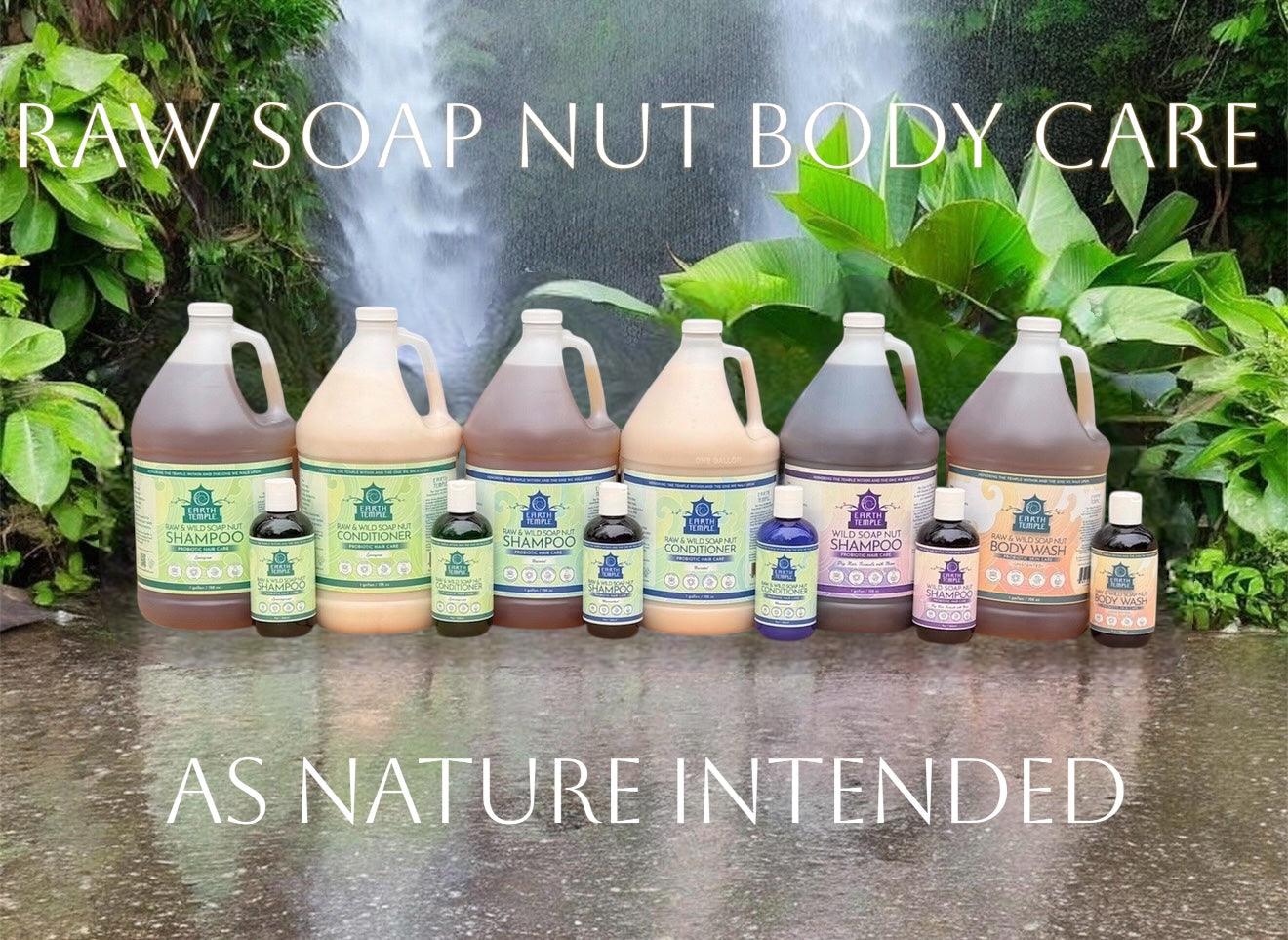Raw Probiotic Soap Nut Body Care - 100% from Nature - Good for you and the planet!